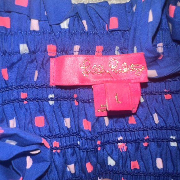 Lilly Pulitzer Rivera Smocked Top - Picture 3 of 4